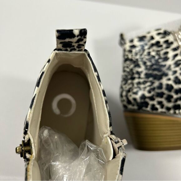 Journey Collection- Women’s Cheetah Print Ankle Boots - Size 8.5 - Picture 6 of 6